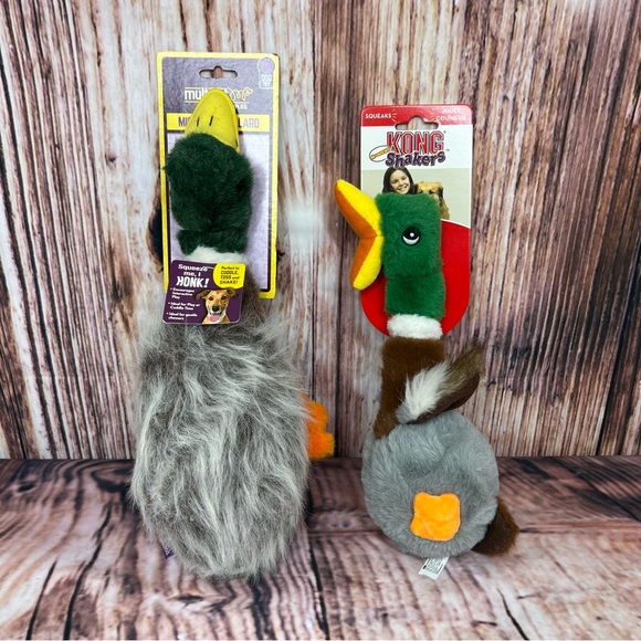 Multipet Dog Multipet Migrator Bird Mallard Squeaky Plush And Kong